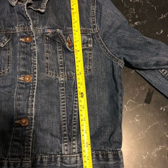 Hollywood short jean jacket size small - Picture 5 of 16
